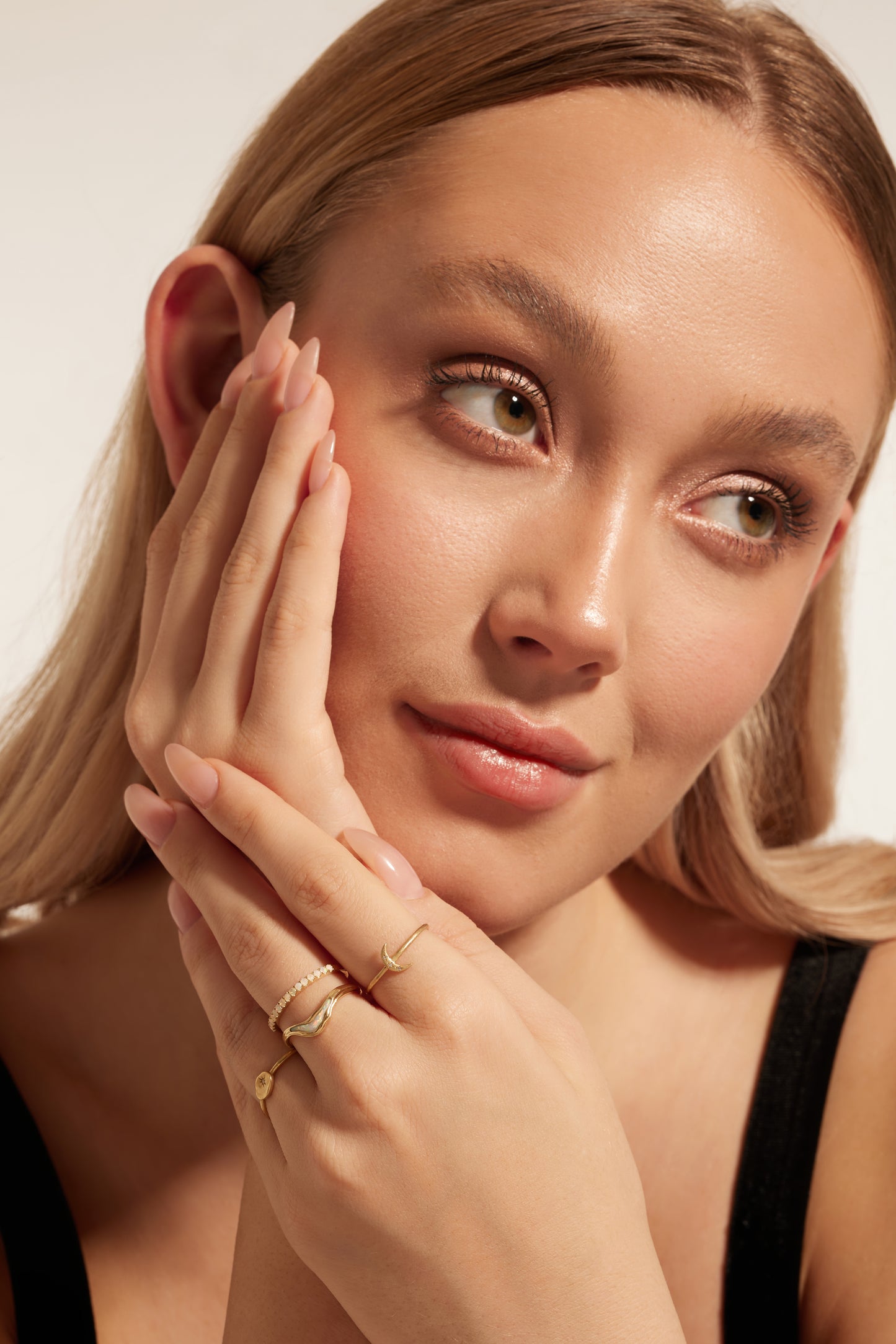 Opal Bubbles Gold Ring