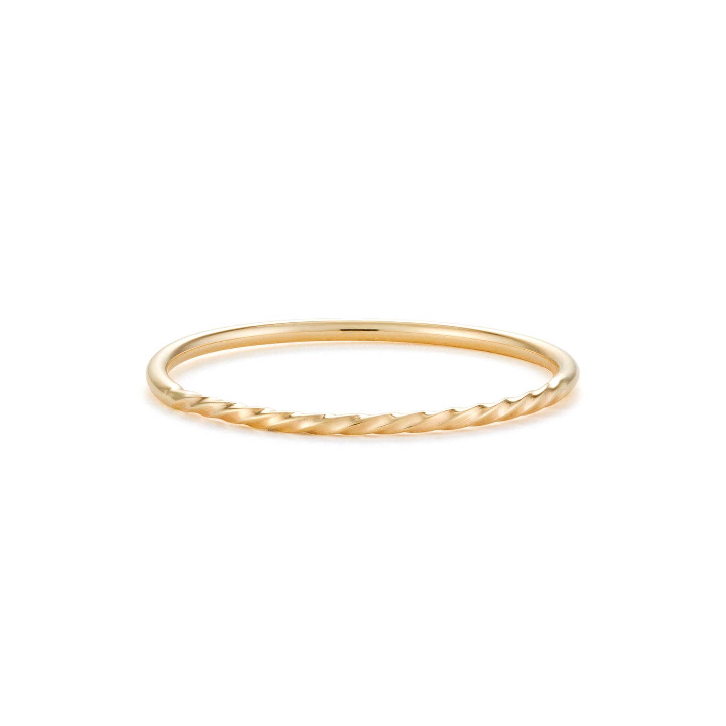 Twisted Whisper Gold Ring