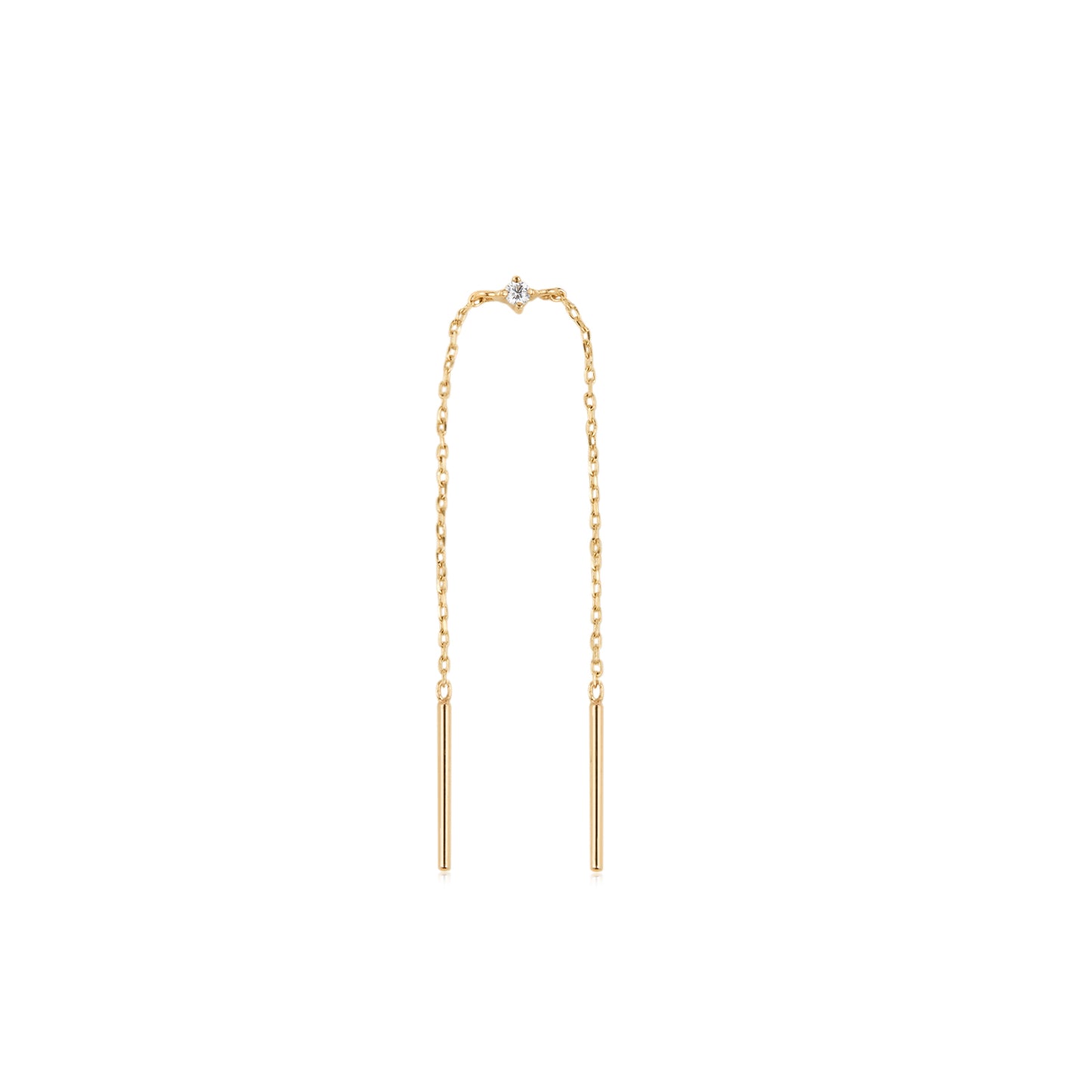 Sparkly Threader Diamond Earring (Single)
