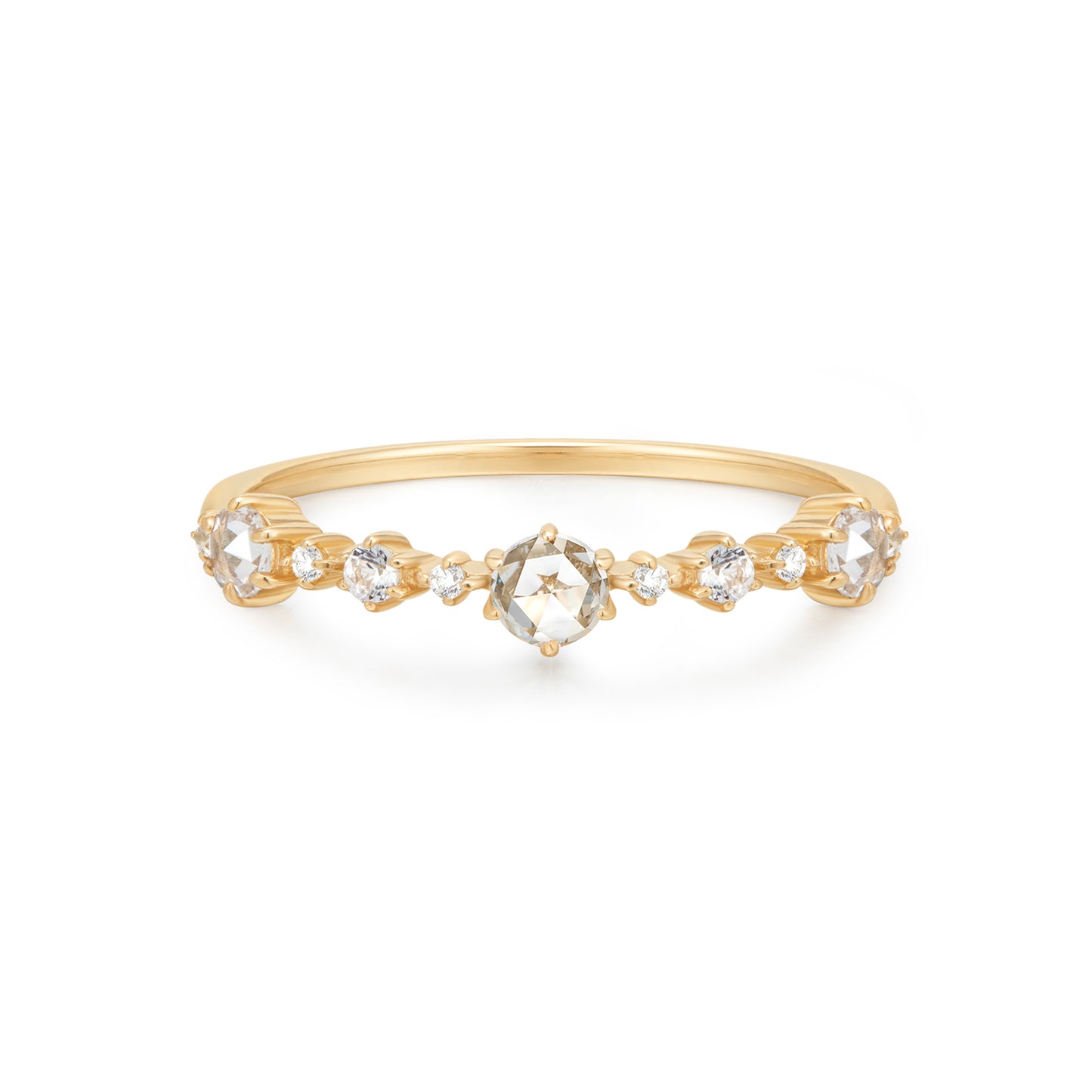 Ice Castle White Sapphire Ring