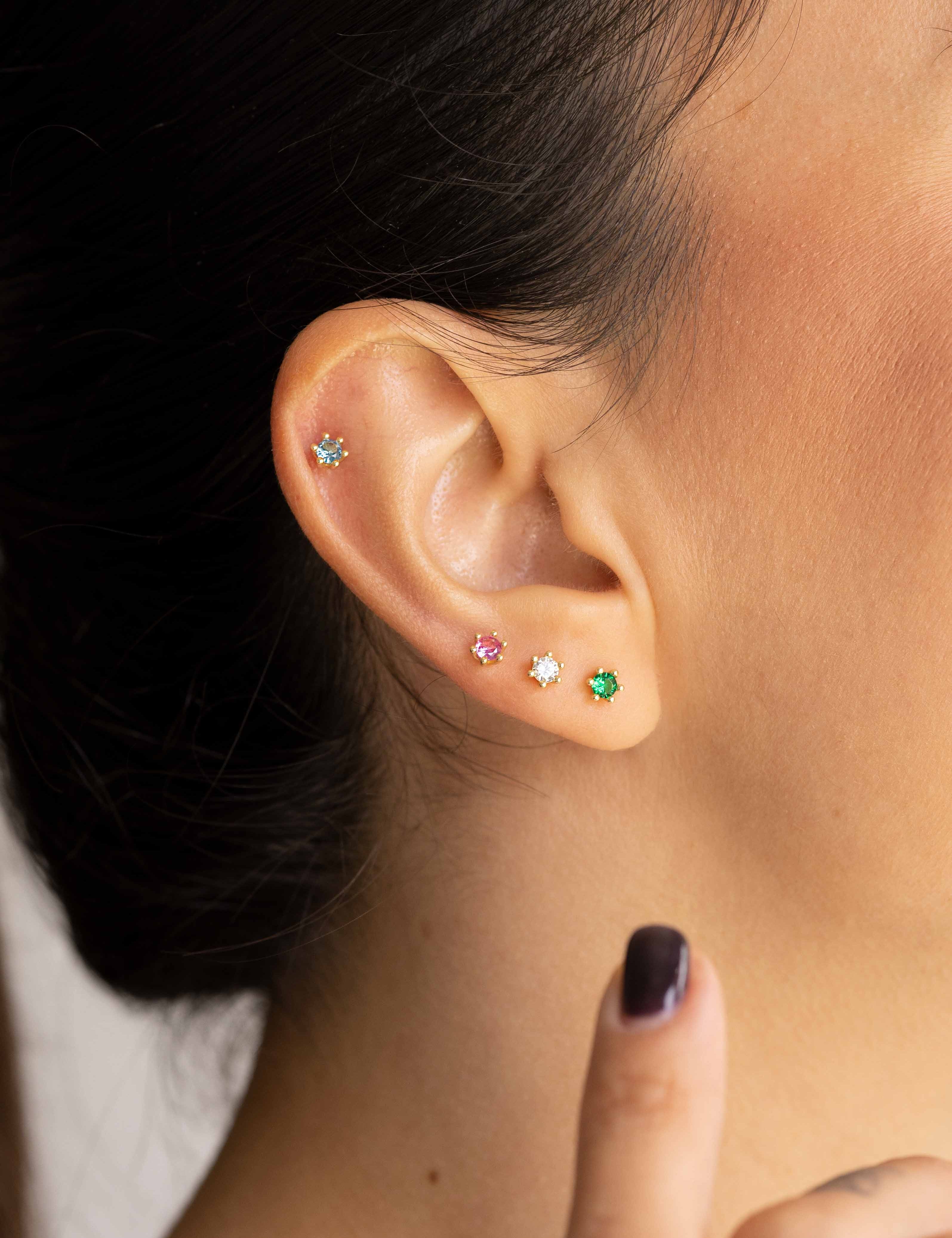 Polka Dot Stud (Single)