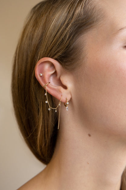 All Nighter Lab Diamond Ear Cuff (Single)