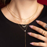 Small Spikes Diamond Necklace