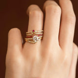 1.01ct Round Diamond Engagement Ring