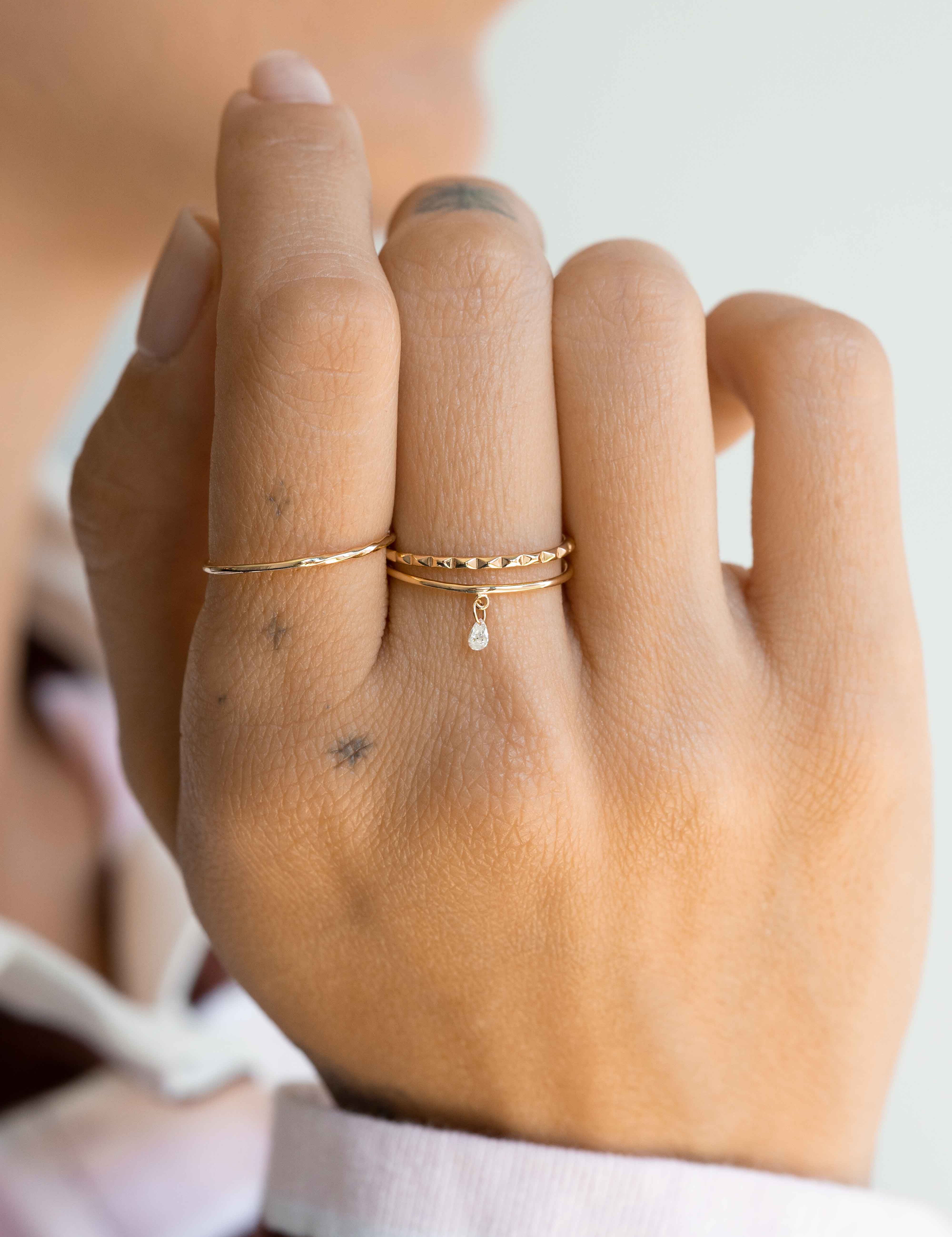 Punky Gold Ring