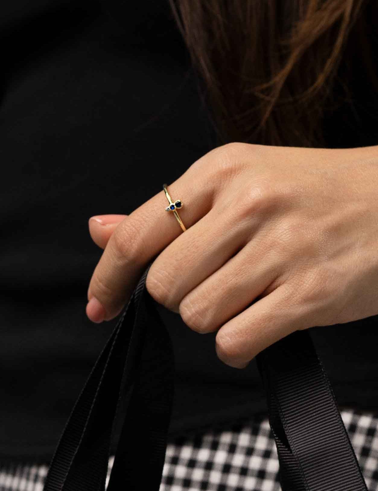 Blue Ombré Ring