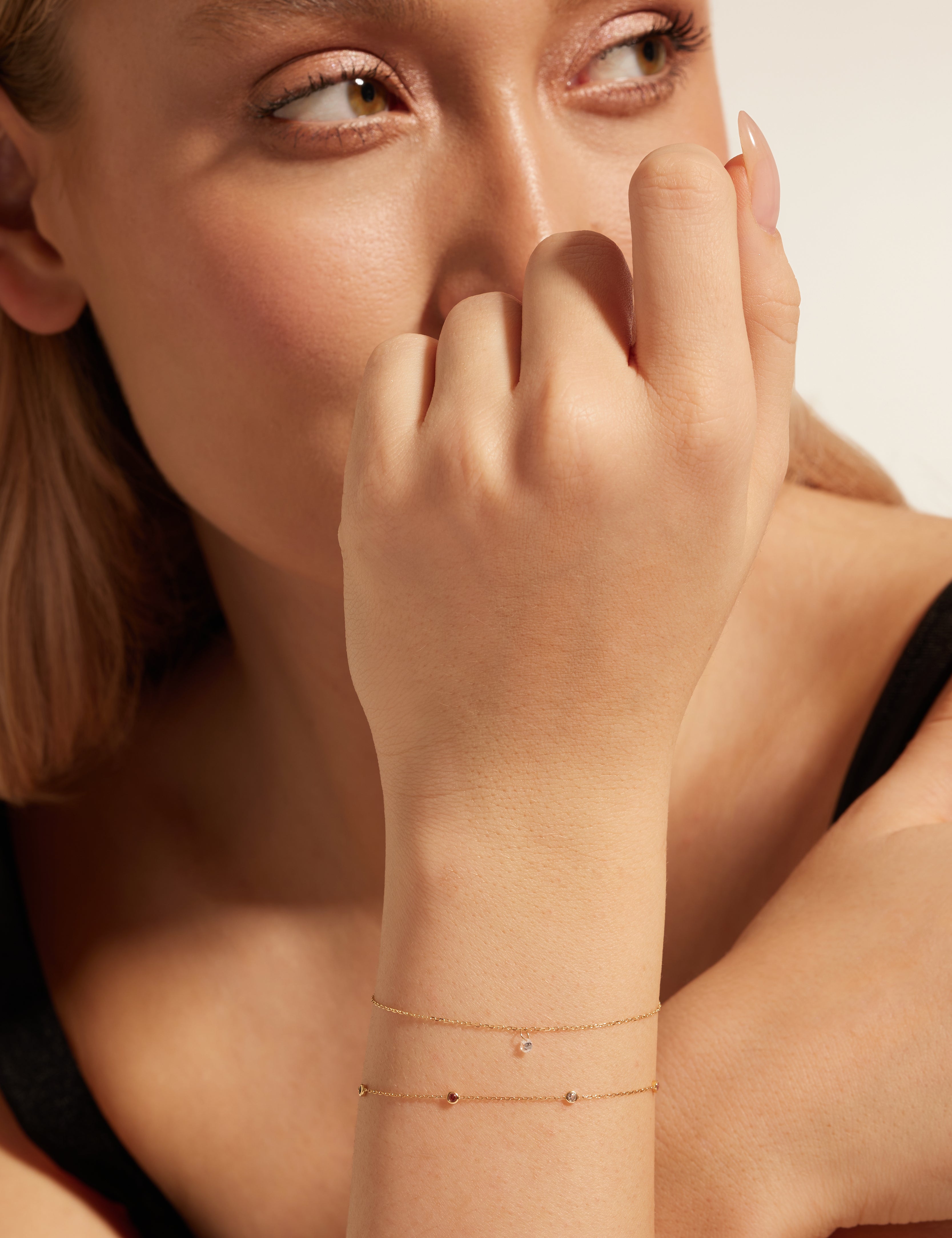 Celestial Sparkles Diamond Gold Bracelet