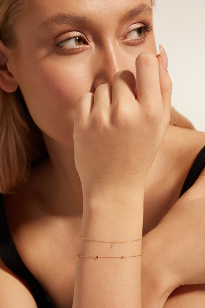 Celestial Sparkles Diamond Gold Bracelet