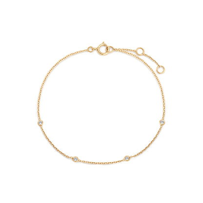 Celestial Sparkles Diamond Gold Bracelet