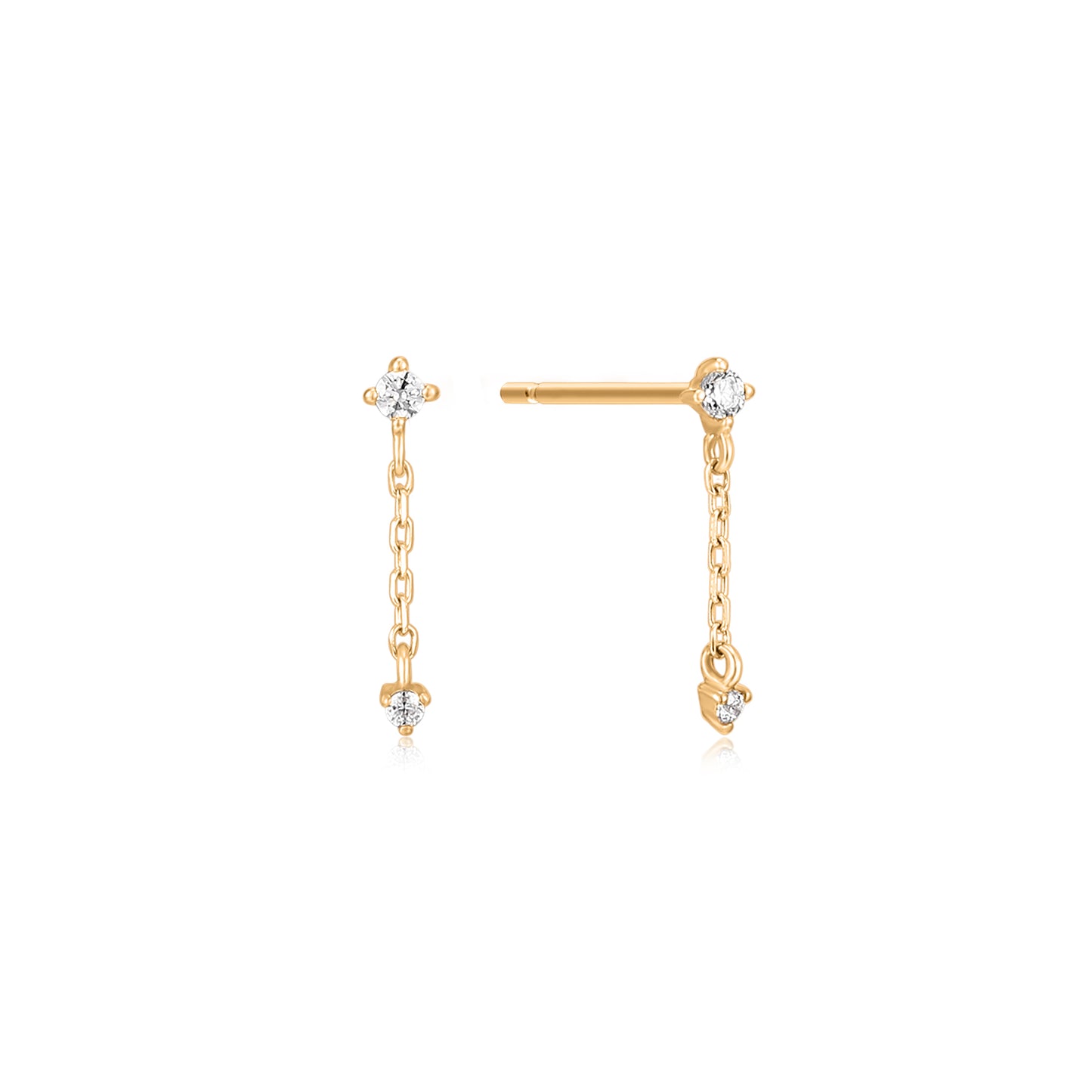 Naive Diamond Gold Earring (Single)