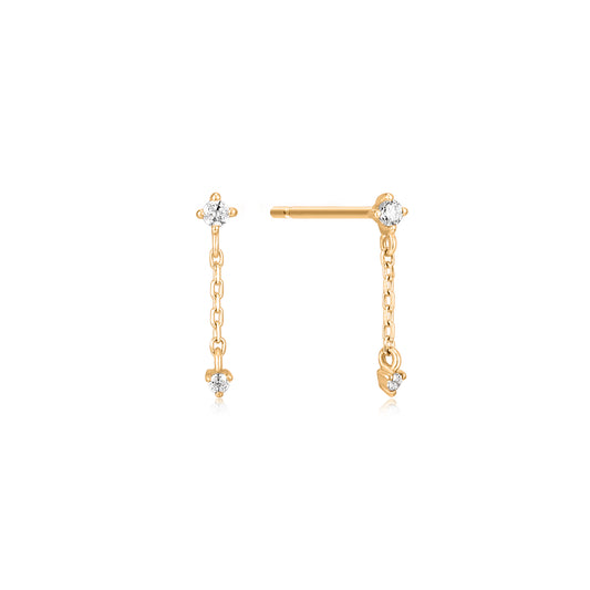 Naive Diamond Gold Earring (Single)