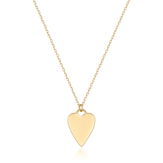 In Your Heart Gold Necklace (Customizable)