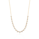 White Topaz Garland Necklace