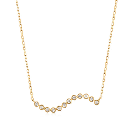 Bedazzled Diamond Gold Necklace