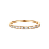 Semi Eternity Gold Diamond Ring