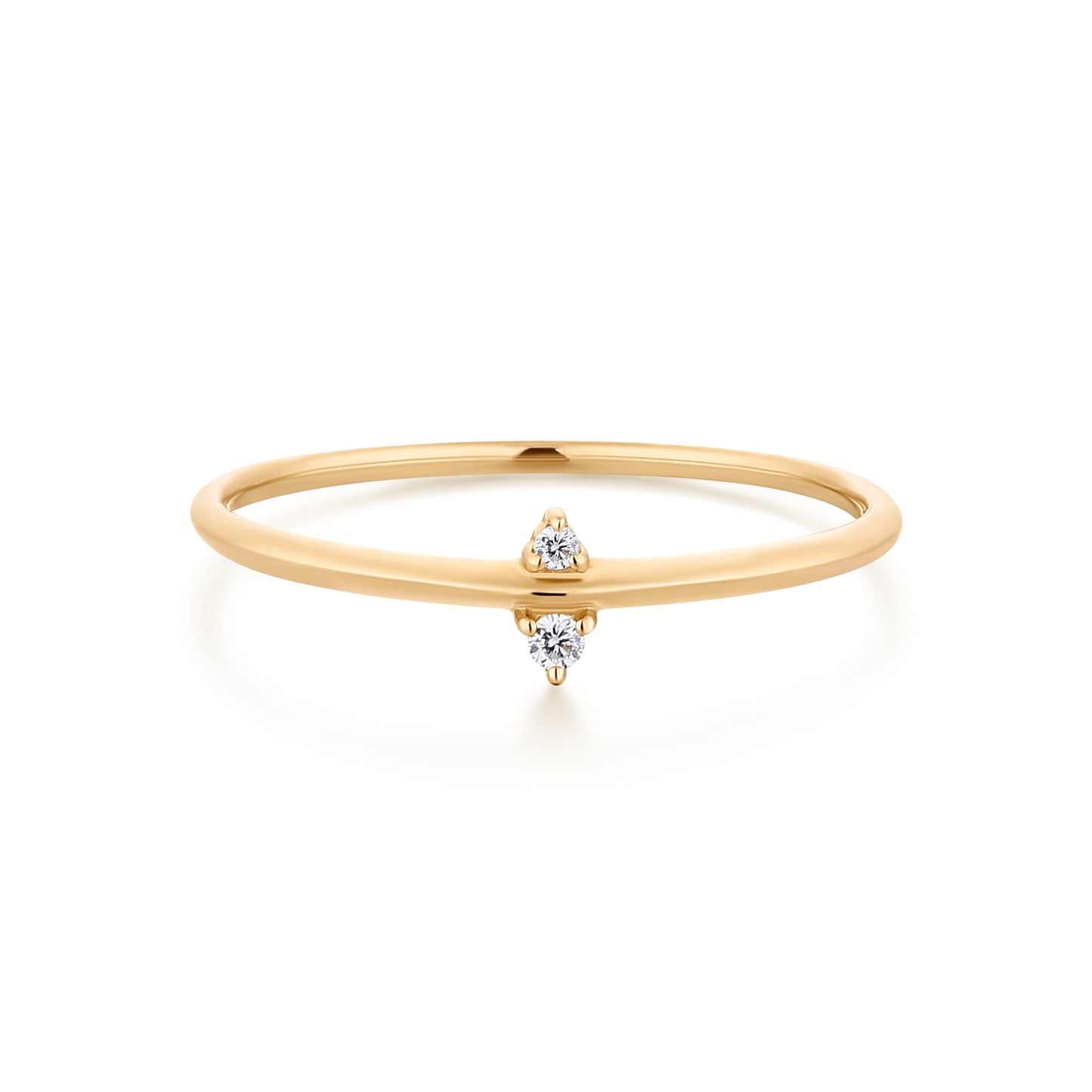 Little Troublemaker Diamond Gold Ring