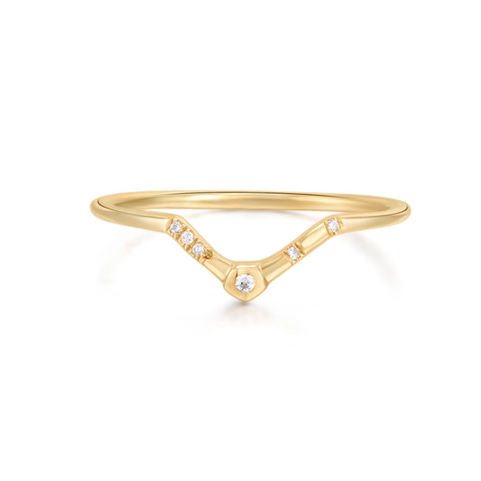 Diamond Hills Gold Ring