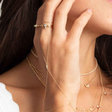 Gypsy Gold Diamond Hand Chain