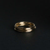 Ghostly Thread Gold Ring