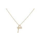 Lock & Key Charm Necklace