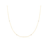 Sparkle By The Yard Diamond Gold Necklace