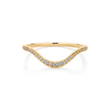 Sparkling Ribbon Lab Diamond Ring