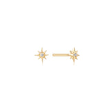 Tiny Sparks Diamond Gold Stud (Single)