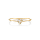 Wild Heart Diamond Pavé Gold Ring