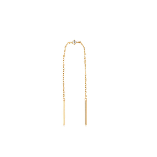 Sparkly Threader Diamond Earring (Single)