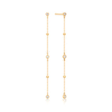 Gold Dust Diamond Earrings (Pair)
