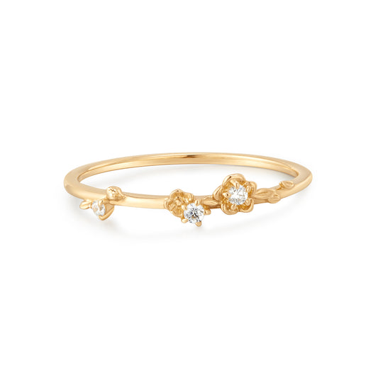 You Make Me Bloom Diamond Ring