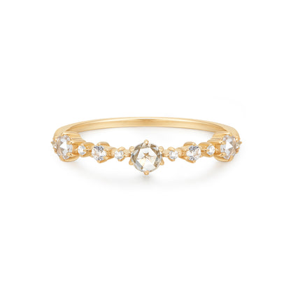 Ice Castle White Sapphire Ring
