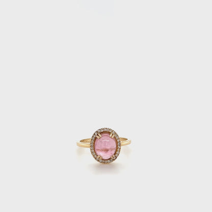 Rosé All Day Pink Tourmaline Diamond Ring